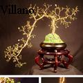 Sal Villano - Jade Cascade #1. Wire Tree Sculpture - Sculpture